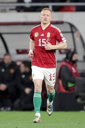 LASZLO KLEINHEISLER, Ungheria, EURO 2024 Qualifying, Hungary vs Bulgaria 3-0, 27-03-2023, Azione, Action, Single shot QUALIFICAZIONI CAMPIONATO EUROPEO EURO 2024 UNGHERIA-BULGARIA 3-