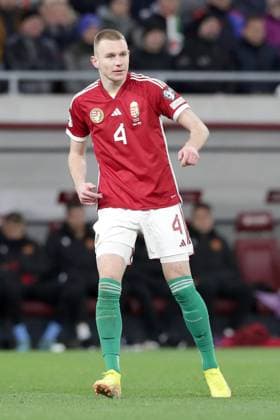 ATTILA SZALAI, Ungheria, EURO 2024 Qualifying, Hungary vs Bulgaria 3-0, 27-03-2023, Azione, Action, Single shot QUALIFICAZIONI CAMPIONATO EUROPEO EURO 2024 UNGHERIA-BULGARIA 3-