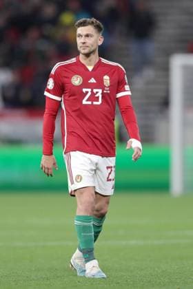 BALINT VECSEI, Ungheria, EURO 2024 Qualifying, Hungary vs Bulgaria 3-0, 27-03-2023, Azione, Action, Single shot QUALIFICAZIONI CAMPIONATO EUROPEO EURO 2024 UNGHERIA-BULGARIA 3-