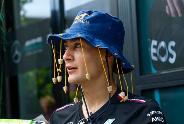 63 George Russell GBR, Mercedes AMG Petronas F1 Team , F1 Grand Prix of Australia at Albert Park Circuit on March 30, 2023 in Melbourne, Australia Photo by HOCH ZWEI Melbourne Australia