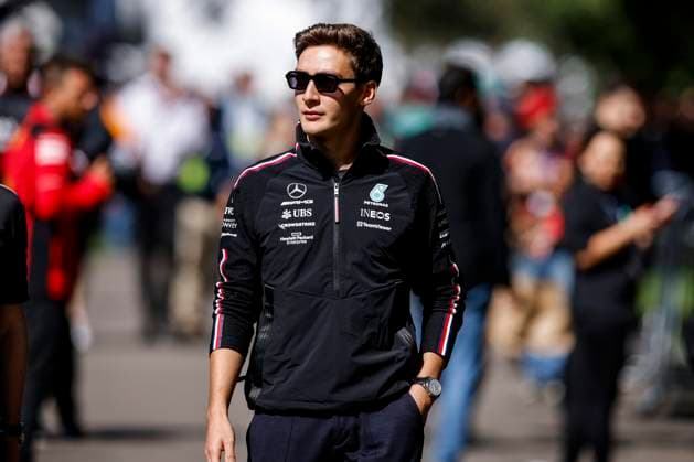 63 George Russell GBR, Mercedes AMG Petronas F1 Team , F1 Grand Prix of Australia at Albert Park Circuit on March 30, 2023 in Melbourne, Australia Photo by HOCH ZWEI Melbourne Australia