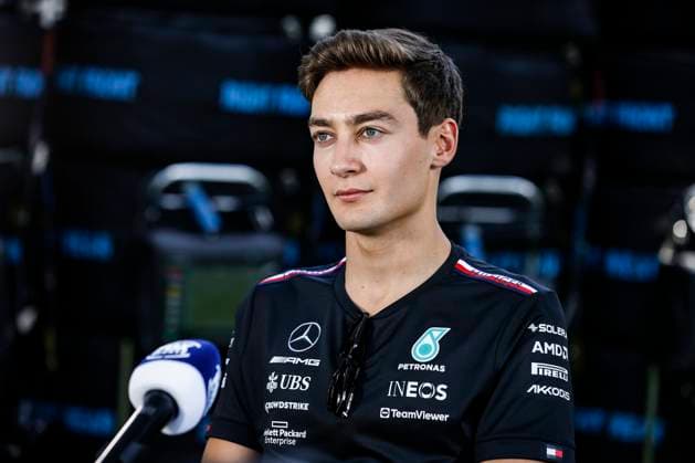 63 George Russell GBR, Mercedes AMG Petronas F1 Team , F1 Grand Prix of Australia at Albert Park Circuit on March 30, 2023 in Melbourne, Australia Photo by HOCH ZWEI Melbourne Australia