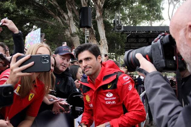 FORMULA 1 ROLEX AUSTRALIAN GRAND PRIX 2023 30 03 2023, Albert Park, Melbourne, FORMULA 1 ROLEX AUSTRALIAN GRAND PRIX 2023 , in picture Carlos Sainz Jr ESP , Scuderia Ferrari nordphotoxGmbHx xBratic nph00250