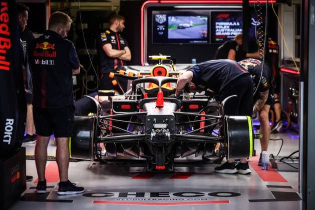 March 30, 2023, Melbourne, Victoria, Australia: MELBOURNE, AUSTRALIA - MARCH 30: Oracle Red Bull Racing at the 2023 Australian Formula 1 Grand Prix on 30th March 2023 Melbourne Australia - ZUMAp121 20230330_zsp_p121_054 Copyright: xChrisxPutnamx