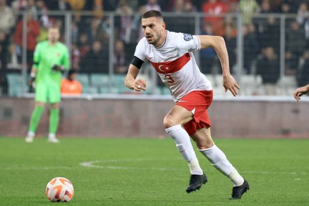 MERIH DEMIRAL, Turchia, EURO 2024 Qualifying, Turkey vs Croatia 0-2, 28-03-2023, Azione, Action, Single shot QUALIFICAZIONI CAMPIONATO EUROPEO EURO 2024 TURCHIA-CROAZIA 0-2
