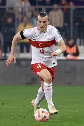 CAGLAR SOYUNCU, Turchia, EURO 2024 Qualifying, Turkey vs Croatia 0-2, 28-03-2023, Azione, Action, Single shot QUALIFICAZIONI CAMPIONATO EUROPEO EURO 2024 TURCHIA-CROAZIA 0-2