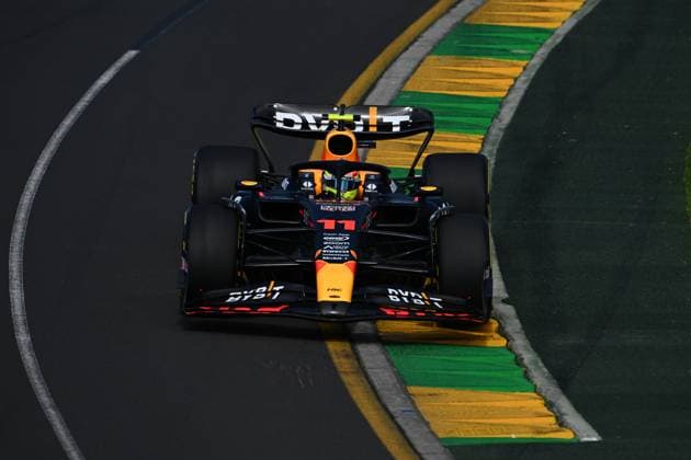AUSTRALIAN F1 GRAND PRIX, Sergio Perez of Red Bull Racing during Free Practice One at the 2023 Australian Grand Prix at the Albert Park Circuit in Melbourne, Friday, March 31, 2023. ( NO ARCHIVING, EDITORIAL USE ONLY, NO USE IN BOOKS WITHOUT CONSENT MELBOURNE VICTORIA AUSTRALIA  Copyright: xJAMESxROSSx 20230331001781121073
