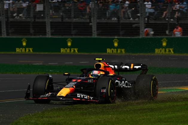 AUSTRALIAN F1 GRAND PRIX, Sergio Perez of Red Bull Racing during Free Practice One at the 2023 Australian Grand Prix at the Albert Park Circuit in Melbourne, Friday, March 31, 2023. ( NO ARCHIVING, EDITORIAL USE ONLY, NO USE IN BOOKS WITHOUT CONSENT MELBOURNE VICTORIA AUSTRALIA  Copyright: xJAMESxROSSx 20230331001781121462