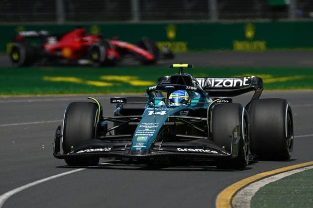 AUSTRALIAN F1 GRAND PRIX, Fernando Alonso of Aston Martin during Free Practice One at the 2023 Australian Grand Prix at the Albert Park Circuit in Melbourne, Friday, March 31, 2023. ( NO ARCHIVING, EDITORIAL USE ONLY, NO USE IN BOOKS WITHOUT CONSENT MELBOURNE VICTORIA AUSTRALIA  Copyright: xJAMESxROSSx 20230331001781122025