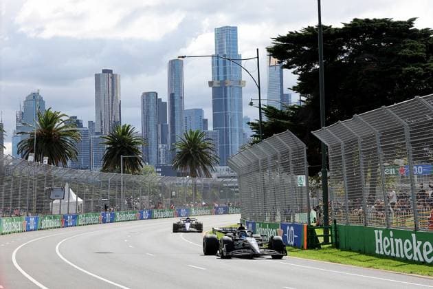 FORMULA 1 ROLEX AUSTRALIAN GRAND PRIX 2023 31 03 2023, Albert Park, Melbourne, FORMULA 1 ROLEX AUSTRALIAN GRAND PRIX 2023 , in picture George Russell GBR , Mercedes AMG Petronas Formula One Team nordphotoxGmbHx xBratic nph00250