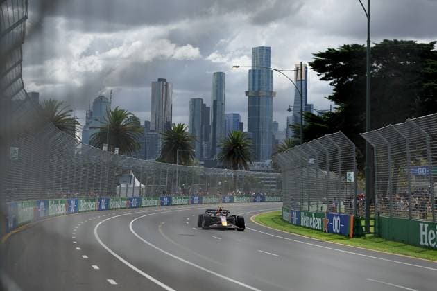 31 03 2023, Albert Park, Melbourne, FORMULA 1 ROLEX AUSTRALIAN GRAND PRIX 2023 , in picture Sergio Perez MEX , Oracle Red Bull Racing Melbourne Albert Park Victoria Australia  eu-images-506