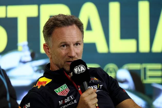 31 03 2023, Albert Park, Melbourne, FORMULA 1 ROLEX AUSTRALIAN GRAND PRIX 2023 , in picture Team Principal Christian Horner Red Bull Racing Honda Melbourne Albert Park Victoria Australia  eu-images-506