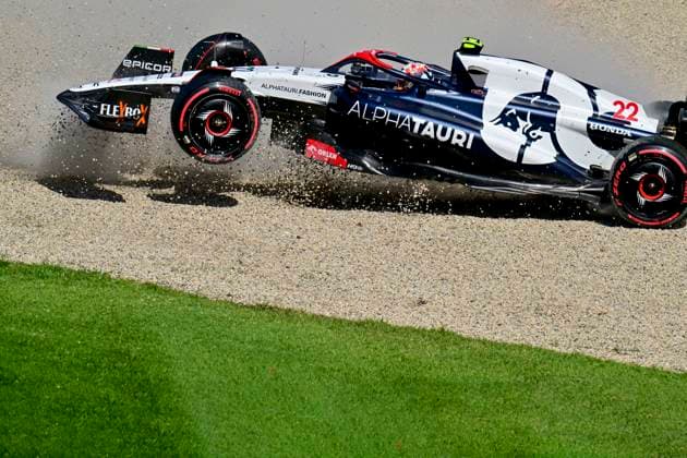 22 Yuki Tsunoda JPN, Scuderia AlphaTauri , F1 Grand Prix of Australia at Albert Park Circuit on March 31, 2023 in Melbourne, Australia Photo by HOCH ZWEI Melbourne Australia