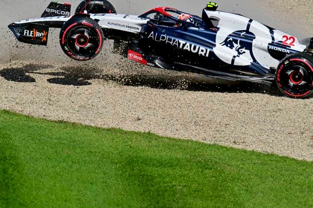 22 Yuki Tsunoda JPN, Scuderia AlphaTauri , F1 Grand Prix of Australia at Albert Park Circuit on March 31, 2023 in Melbourne, Australia Photo by HOCH ZWEI Melbourne Australia