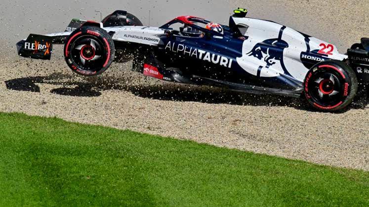 22 Yuki Tsunoda JPN, Scuderia AlphaTauri , F1 Grand Prix of Australia at Albert Park Circuit on March 31, 2023 in Melbourne, Australia Photo by HOCH ZWEI Melbourne Australia