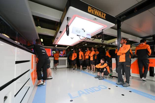 March 31, 2023, Melbourne, Victoria, Australia: MELBOURNE, AUSTRALIA - MARCH 31: McLaren Formula 1 Team at the 2023 Australian Formula 1 Grand Prix on 31st March 2023 Melbourne Australia - ZUMAp121 20230331_zsp_p121_092 Copyright: xChrisxPutnamx