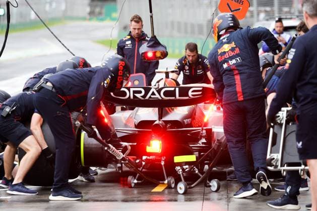March 31, 2023, Melbourne, Victoria, Australia: MELBOURNE, AUSTRALIA - MARCH 31: Oracle Red Bull Racing during practice at the 2023 Australian Formula 1 Grand Prix on 31st March 2023 Melbourne Australia - ZUMAp121 20230331_zsp_p121_112 Copyright: xChrisxPutnamx