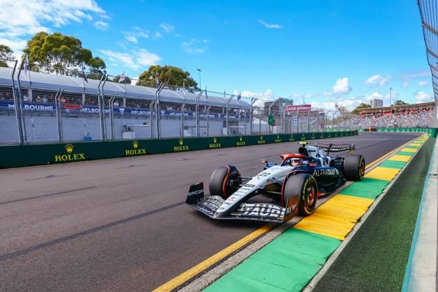 March 31, 2023, Melbourne, Victoria, Australia: MELBOURNE, AUSTRALIA - MARCH 31: Yuki Tsunoda of Japan drives the Scuderia AlphaTauri AT04 during practice at the 2023 Australian Formula 1 Grand Prix on 31st March 2023 Melbourne Australia - ZUMAp121 20230331_zsp_p121_119 Copyright: xChrisxPutnamx