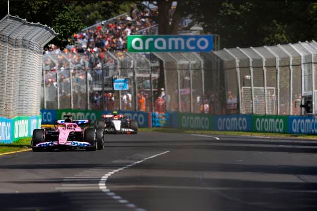 31st March 2023: Melbourne Grand Prix Circuit, Melbourne, Victoria, Australia: Australian Formula 1 Grand Prix: Free Practice: Number 31 Alpine driver Esteban Ocon during free practice 1 at the Australian Formula 1  ActionPlus12492191 StephenxBlackberry