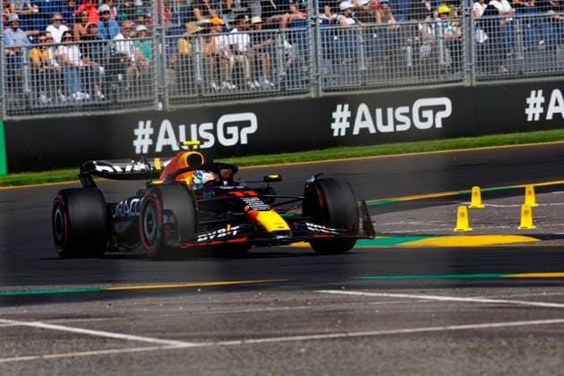 31st March 2023: Melbourne Grand Prix Circuit, Melbourne, Victoria, Australia: Australian Formula 1 Grand Prix: Free Practice: Number 11 Red Bull driver Sergio Perez during free practice 1 at the Australian Formula 1  ActionPlus12492205 StephenxBlackberry
