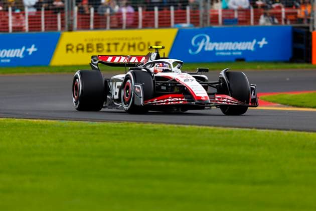 31st March 2023: Melbourne Grand Prix Circuit, Melbourne, Victoria, Australia: Australian Formula 1 Grand Prix: Free Practice: Number 27 Haas driver Nico Hulkenberg during free practice 2 at the Australian Formula 1  ActionPlus12492229 StephenxBlackberry
