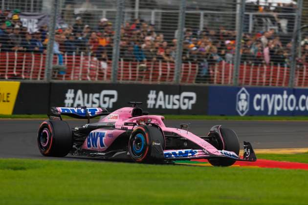 31st March 2023: Melbourne Grand Prix Circuit, Melbourne, Victoria, Australia: Australian Formula 1 Grand Prix: Free Practice: Number 31 Alpine driver Esteban Ocon during free practice 2 at the Australian Formula 1  ActionPlus12492269 StephenxBlackberry