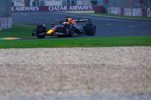 31st March 2023: Melbourne Grand Prix Circuit, Melbourne, Victoria, Australia: Australian Formula 1 Grand Prix: Free Practice: Number 1 Red Bull driver Max Verstappen during free practice 2 at the Australian Formula 1  ActionPlus12492289 StephenxBlackberry