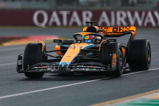 31st March 2023: Melbourne Grand Prix Circuit, Melbourne, Victoria, Australia: Australian Formula 1 Grand Prix: Free Practice: Number 81 McLaren driver Oscar Piastri during free practice 2 at the Australian Formula 1  ActionPlus12492316 StephenxBlackberry