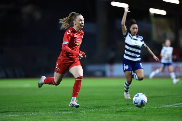 Flyeralarm Womens Bundesliga 2022 2023, 1 FC Köln MSV Duisburg Weronika Zawistoska FC, 24 just offside Köln Südstadion Nordrhein Westfalen Germany