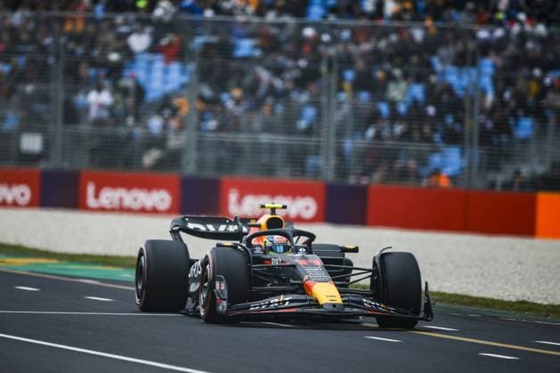 11 PEREZ Sergio (mex), Red Bull Racing RB19, action during the Formula 1 Rolex Australian Grand Prix 2023, 3rd round of the 2023 Formula One World Championship, WM, Weltmeisterschaft from March 31 to April 2, 2023 on the Albert Park Circuit, in Melbourne, Australia - F1 - AUSTRALIAN GRAND PRIX 2023 DPPI Panoramic  03323005__R3_0105_1