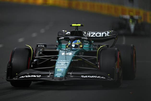 AUSTRALIAN F1 GRAND PRIX, Fernando Alonso of Aston Martin during Free Practice Three during the Formula 1 Australian Grand Prix at the Albert Park Circuit in Melbourne, Saturday, April 1, 2023. ( NO ARCHIVING, EDITORIAL USE ONLY, NO USE IN BOOKS WITHOUT CONSENT MELBOURNE VIC AUSTRALIA  Copyright: xJOELxCARRETTx 20230401001781537047