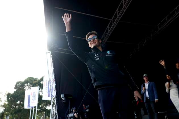 63 George Russell GBR, Mercedes AMG Petronas F1 Team , F1 Grand Prix of Australia at Albert Park Circuit on April 1, 2023 in Melbourne, Australia Photo by HOCH ZWEI Melbourne Australia