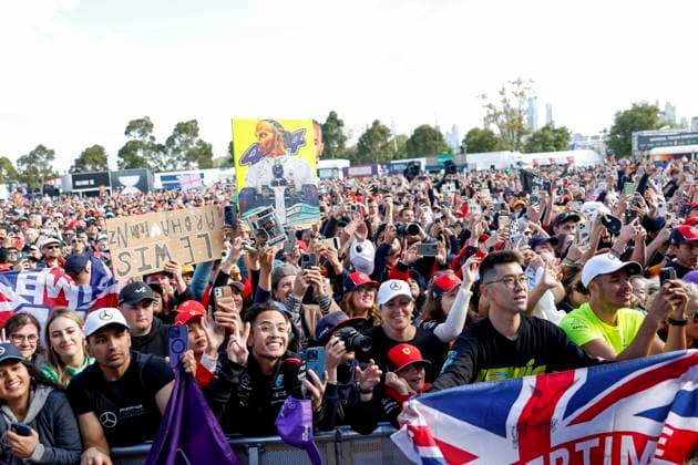 Fans, F1 Grand Prix of Australia at Albert Park Circuit on April 1, 2023 in Melbourne, Australia Photo by HOCH ZWEI Melbourne Australia