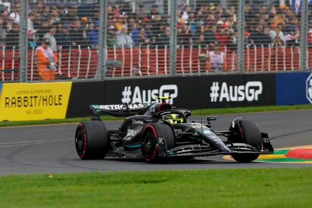 44 Lewis Hamilton GBR, Mercedes AMG Petronas F1 Team , F1 Grand Prix of Australia at Albert Park Circuit on April 1, 2023 in Melbourne, Australia Photo by HOCH ZWEI Melbourne Australia