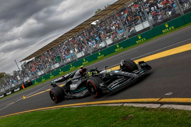44 Lewis Hamilton GBR, Mercedes AMG Petronas F1 Team , F1 Grand Prix of Australia at Albert Park Circuit on April 1, 2023 in Melbourne, Australia Photo by HOCH ZWEI Melbourne Australia