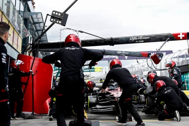 77 Valtteri Bottas FIN, Alfa Romeo F1 Team Stake , F1 Grand Prix of Australia at Albert Park Circuit on April 1, 2023 in Melbourne, Australia Photo by HOCH ZWEI Melbourne Australia