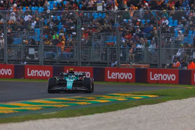 1st April 2023: Melbourne Grand Prix Circuit, Melbourne, Victoria, Australia: Australian Formula 1 Grand Prix: Qualifying: Number 14 Aston Martin driver Fernando Alonso during free practice 3 at the Australian Formula 1  ActionPlus12492417 StephenxBlackberry