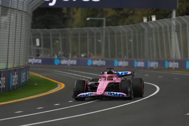 1st April 2023: Melbourne Grand Prix Circuit, Melbourne, Victoria, Australia: Australian Formula 1 Grand Prix: Qualifying: Number 31 Alpine driver Esteban Ocon during free practice 3 at the Australian Formula 1  ActionPlus12492454 StephenxBlackberry