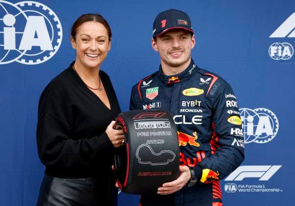 Celeste Barber, 1 Max Verstappen NLD, Oracle Red Bull Racing , F1 Grand Prix of Australia at Albert Park Circuit on April 1, 2023 in Melbourne, Australia Photo by HOCH ZWEI Melbourne Australia
