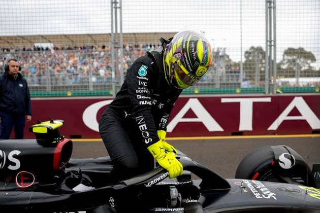 44 Lewis Hamilton GBR, Mercedes AMG Petronas F1 Team , F1 Grand Prix of Australia at Albert Park Circuit on April 1, 2023 in Melbourne, Australia Photo by HOCH ZWEI Melbourne Australia