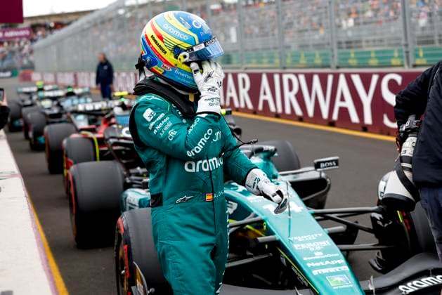 14 Fernando Alonso ESP, Aston Martin Aramco Cognizant F1 Team , F1 Grand Prix of Australia at Albert Park Circuit on April 1, 2023 in Melbourne, Australia Photo by HOCH ZWEI Melbourne Australia