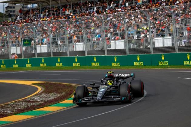 44 Lewis Hamilton GBR, Mercedes AMG Petronas F1 Team , F1 Grand Prix of Australia at Albert Park Circuit on April 1, 2023 in Melbourne, Australia Photo by HOCH ZWEI Melbourne Australia
