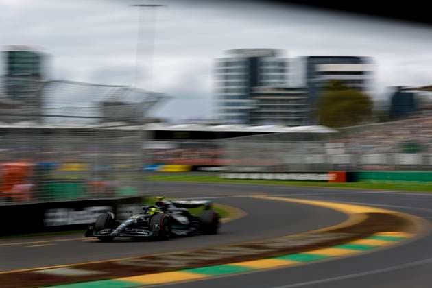44 Lewis Hamilton GBR, Mercedes AMG Petronas F1 Team , F1 Grand Prix of Australia at Albert Park Circuit on April 1, 2023 in Melbourne, Australia Photo by HOCH ZWEI Melbourne Australia