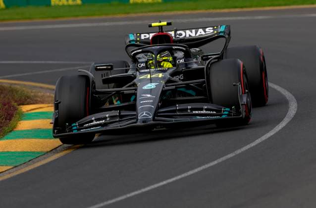 44 Lewis Hamilton GBR, Mercedes AMG Petronas F1 Team , F1 Grand Prix of Australia at Albert Park Circuit on April 1, 2023 in Melbourne, Australia Photo by HOCH ZWEI Melbourne Australia
