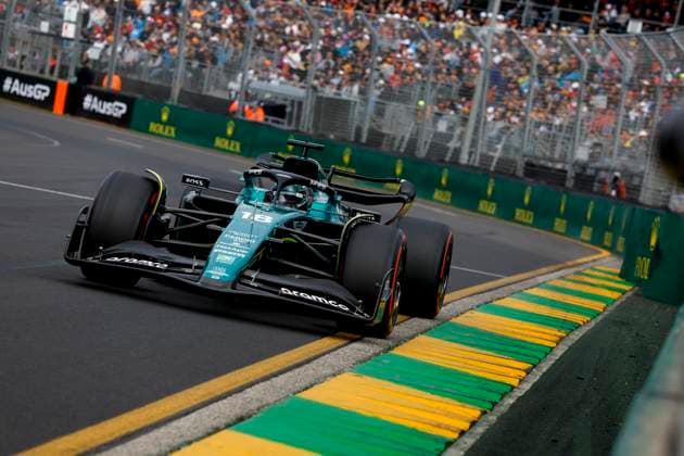 18 Lance Stroll CAN, Aston Martin Aramco Cognizant F1 Team , F1 Grand Prix of Australia at Albert Park Circuit on April 1, 2023 in Melbourne, Australia Photo by HOCH ZWEI Melbourne Australia