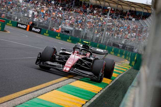 24 Guanyu Zhou CHN, Alfa Romeo F1 Team Stake , F1 Grand Prix of Australia at Albert Park Circuit on April 1, 2023 in Melbourne, Australia Photo by HOCH ZWEI Melbourne Australia