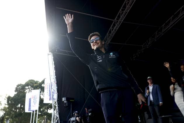 RUSSELL George (gbr), Mercedes AMG F1 Team W14, portrait during the Formula 1 Rolex Australian Grand Prix 2023, 3rd round of the 2023 Formula One World Championship, WM, Weltmeisterschaft from March 31 to April 2, 2023 on the Albert Park Circuit, in Melbourne, Australia - F1 - AUSTRALIAN GRAND PRIX 2023 DPPI Panoramic  00122006_F12023GP03AUS_JK260182