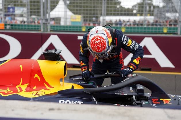 VERSTAPPEN Max (ned), Red Bull Racing RB19, portrait pole position during the Formula 1 Rolex Australian Grand Prix 2023, 3rd round of the 2023 Formula One World Championship, WM, Weltmeisterschaft from March 31 to April 2, 2023 on the Albert Park Circuit, in Melbourne, Australia - F1 - AUSTRALIAN GRAND PRIX 2023 DPPI Panoramic  00122006_F12023GP03AUS_JK263729