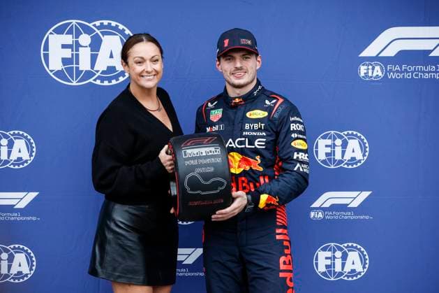 Celeste Barber, 1 Max Verstappen NLD, Oracle Red Bull Racing , F1 Grand Prix of Australia at Albert Park Circuit on April 1, 2023 in Melbourne, Australia Photo by HOCH ZWEI Melbourne Australia