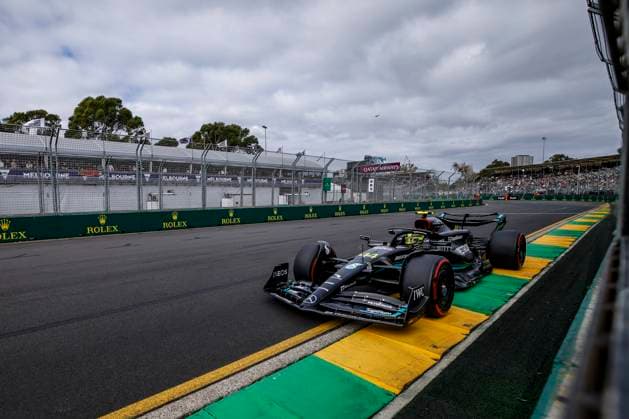 44 Lewis Hamilton GBR, Mercedes AMG Petronas F1 Team , F1 Grand Prix of Australia at Albert Park Circuit on April 1, 2023 in Melbourne, Australia Photo by HOCH ZWEI Melbourne Australia